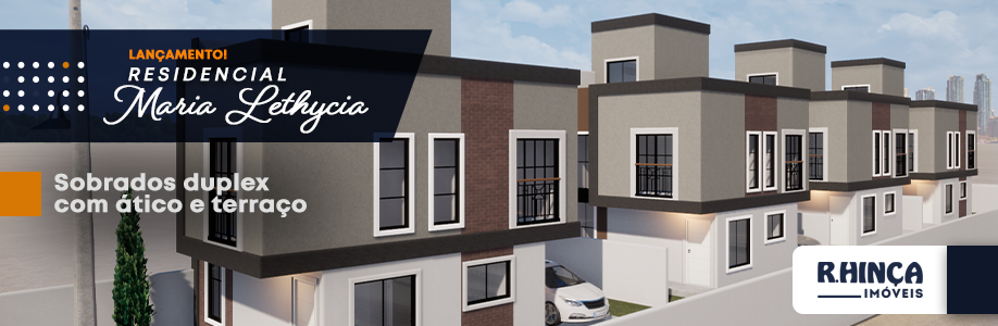 Residencial Maria Lethycia - R.Hinça Imóveis - Sobrado duplex com ático e terraço